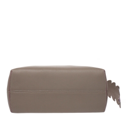 Pre Owned Fendi Beige Leather Small By The Way Shoulder Bag