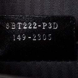 Pre Owned Fendi Grey Textured Leather Small Demi Jour Top Handle Bag