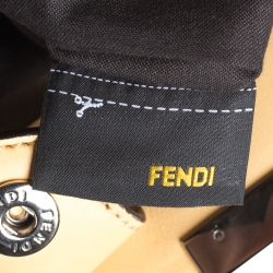 Pre Owned Fendi Yellow Leather Medium 3Jours Tote