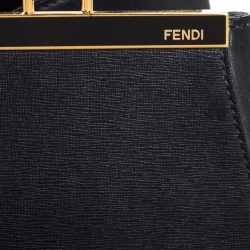 Pre Owned Fendi Black Leather Medium 3Jours Tote 