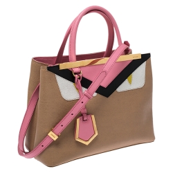 Pre Owned Fendi Multicolor Leather Mini 2jours Monster Tote