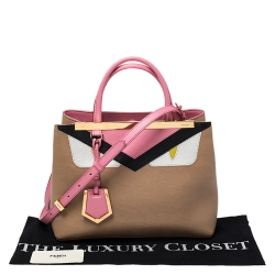 Pre Owned Fendi Multicolor Leather Mini 2jours Monster Tote