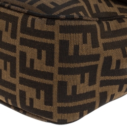 Pre Owned Fendi Tobacco Zucca Canvas Crossbody Bag
