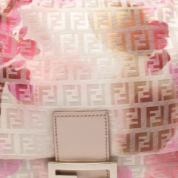 Pre Owned Fendi Multicolor Zucchino Canvas and Leather Mama Forever Shoulder Bag