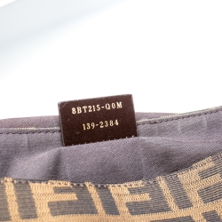 Pre Owned Fendi Tobacco Zucca Canvas and Leather Crossbody Bag