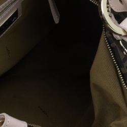 Pre Owned Fendi Brown Zucca Canvas Chef Shoulder Bag