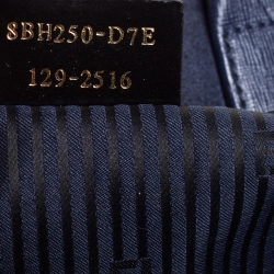 Pre Owned Fendi Blue Leather Medium 2Jours Elite Tote