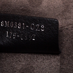 Pre Owned Fendi Metallic Leather Studded Mini Kan I Chain Shoulder Bag