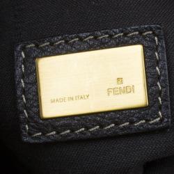 مملوكة مسبقًا Fendi Brown Canvas Zucca Selleria Firenze Frame Bag