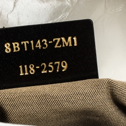 Pre Owned Fendi White Leather Maxi Baguette Flap Shoulder Bag