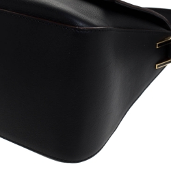 Pre Owned Fendi Black Leather Mama Forever Shoulder Bag