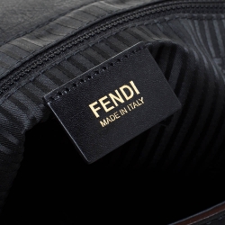 Pre Owned Fendi Black Leather Mama Forever Shoulder Bag