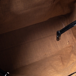 Pre Owned Fendi Tricolor Wool/Calfhair and Patent Leather Large 2Jours Tote