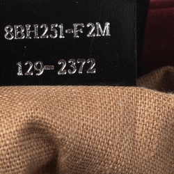 Pre Owned Fendi Tricolor Wool/Calfhair and Patent Leather Large 2Jours Tote