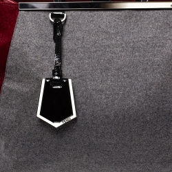 Pre Owned Fendi Tricolor Wool/Calfhair and Patent Leather Large 2Jours Tote