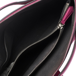 Pre Owned Fendi Fuchsia Leather Small By The Way Shoulder Bag