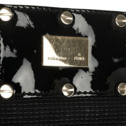 Pre Owned Fendi Black Grande Mia Shoulder Bag