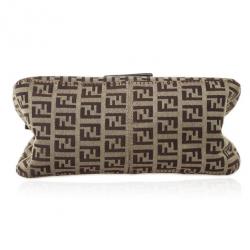 Fendi Zucchino Monogram Mini Baguette Bag