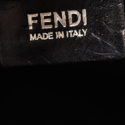 Pre Owned Fendi Black Patent Leather Medium 2jours Tote