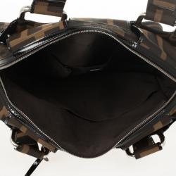 مملوكة مسبقًا Fendi Zucca Canvas Woven Crossword Bag