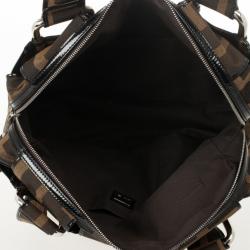 مملوكة مسبقًا Fendi Zucca Canvas Woven Crossword Bag