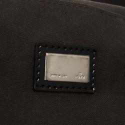 مملوكة مسبقًا Fendi Zucca Canvas Woven Crossword Bag