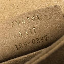 Pre Owned Fendi Red Leather and Velvet Small Kan I Top Handle Bag