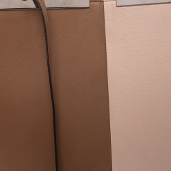 Pre Owned Fendi Tan/Peach Leather Large 3Jours Tote