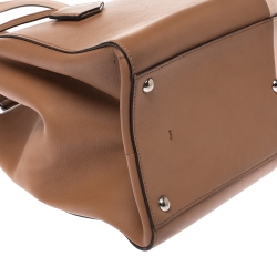 Pre Owned Fendi Tan/Peach Leather Large 3Jours Tote