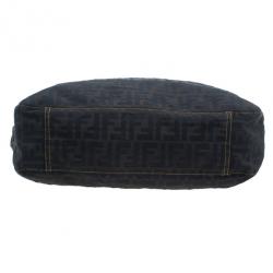 Fendi Brown Zucca Nylon Messenger Bag