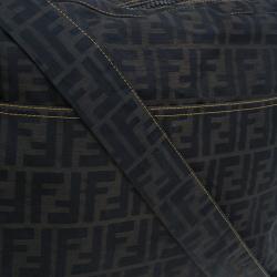 Fendi Brown Zucca Nylon Messenger Bag
