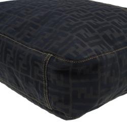 Fendi Brown Zucca Nylon Messenger Bag