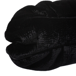 Pre Owned Fendi Black Velvet Small Mia Shoulder Bag