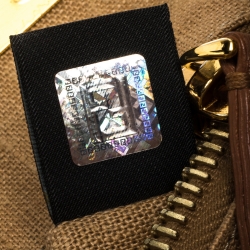 Pre Owned Fendi Metallic Peach Selleria Leather Medium Peekaboo Top Handle Bag