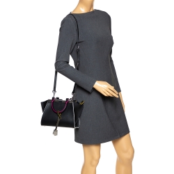 Pre Owned Fendi Black Leather Mini 3Jours Tote