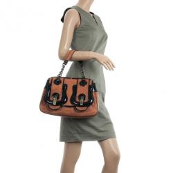 مملوكة مسبقًا Fendi Brown Leather B Bag