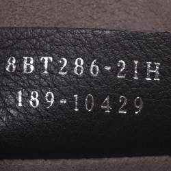 Pre Owned Fendi Black Leather Kan I K Shoulder Bag