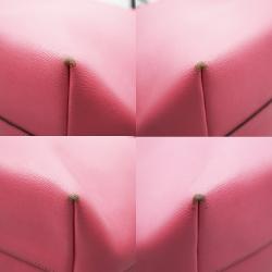 Pre Owned Fendi Pink Leather Roll Monster Tote