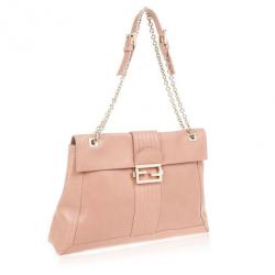مملوكة مسبقًا Fendi Beige Maxi Borsa Vitello Baguette Shoulder Bag