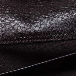 Pre Owned Fendi Tobacco Zucca Canvas Continental Flap Wallet