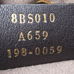 مملوكة مسبقًا Fendi Brown/Black Zucca Leather Mini Mon Tresor Drawstring Bucket Bag