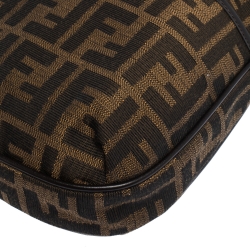 Pre Owned Fendi Tobacco Zucca Canvas Crossbody Bag