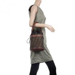 Pre Owned Fendi Zucca Bucket Bag