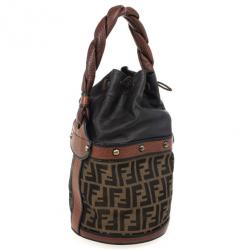 Pre Owned Fendi Zucca Bucket Bag