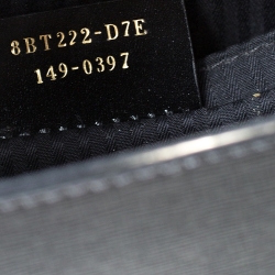 Pre Owned Fendi Black Textured Leather Small Demi Jour Top Handle Bag