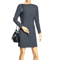 Pre Owned Fendi Multicolor Python Mini Peekaboo Bag