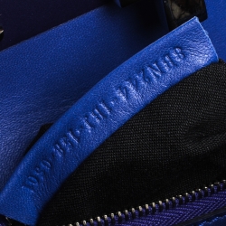 Pre Owned Fendi Multicolor Python Mini Peekaboo Bag