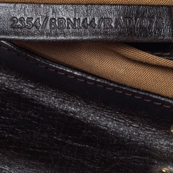 Pre Owned Fendi Tobacco Zucca Canvas and Leather Medium Magic Shoulder Bag