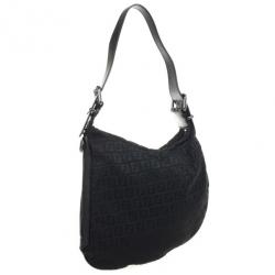 مملوكة مسبقًا Fendi Zucchino Oyster Medium Hobo