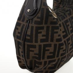 Pre Owned Fendi Zucca Chef Chain Link Hobo